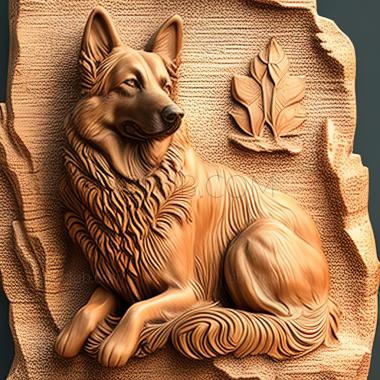 3D model st Romanian Miorite Shepherd dog (STL)